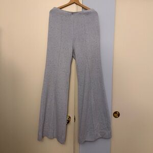 Chic Women's Wide-Leg Pants in Light Gray